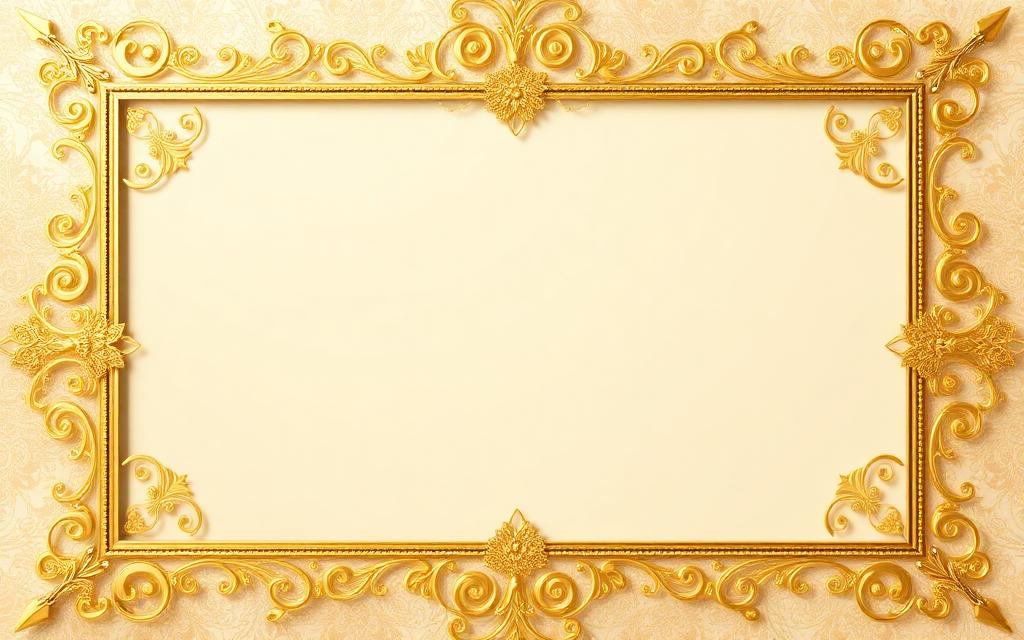 זהב אלגנטי invitation background